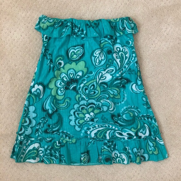 Green Flowy Halter Dress - Picture 8 of 12